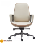 🪑 TB-135 Office Chair – White | Premium PU Upholstery  Elegant • Comfortable • Professional Seating Solution - Image 6