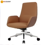 🪑 GB-83 Office Chair – Brown | Premium PU Upholstery  Comfort • Durability • Executive Style - Image 2