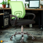 🪑 B-1001 Ergonomic Office Chair | Purple | Green | Orange Mesh  Modern Design • Superior Comfort • Durable Office Seating - Image 5