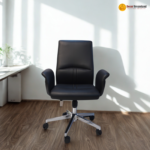 GB 39 – Luxury Modern Adjustable Ergonomic Executive Office Chair | Black PU Leather Swivel Boss Chair for Home & Office - Image 6
