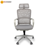 🪑 A140-3 High-Back Office Chair – Gray (HB Design)