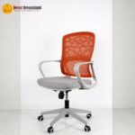 🪑 A140-3 High-Back Office Chair – Orange(LB Design) - Image 3