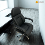 🪑 2305 A – Modern Executive Office Chair | Premium PU Leather | High-Density Foam | Durable Aluminum Base - Image 5