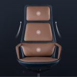 🪑 AM 2215A – Premium Ergonomic Executive Office Chair | PU Leather, Foam Cushion & Aluminium Base - Image 2