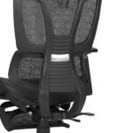 🪑 A121ST-Black Adjustable Ergonomic Office Chair with Mesh Back, Sponge Seat & Iron Frame - Image 4