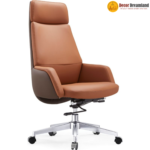 🪑 GA-83 Office Chair – Brown | Premium PU Upholstery  Elegant • Comfortable • Professional Seating Solution - Image 3