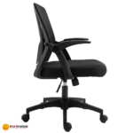 OC-B1007 Ergonomic Mesh Office Chair with Flip-Up Arms & Chrome Base - Image 3