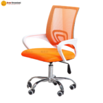 🪑 B-1001 Ergonomic Office Chair | Purple | Green | Orange Mesh  Modern Design • Superior Comfort • Durable Office Seating - Image 4
