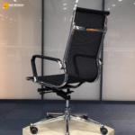 🪑 RS-001A SLEEK NET Ergonomic Office Chair | Aluminum Base  Minimal Design • Breathable Comfort • Premium Stability - Image 3