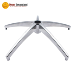 Polished Aluminum 5-Star Swivel Chair Base Replacement | Heavy-Duty Office Chair Base - Image 2