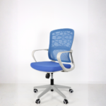 🪑 A140-3 High-Back Office Chair – Blue (LB Design) - Image 2
