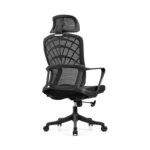 Comfortable Ergonomic Office Chair with Mesh Back, Foam Seat, and Iron Frame 2356A Black Office Chair - Image 6