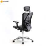 🪑 966H Ergonomic Office Chair | Black  Advanced Support • Adjustable Comfort • Professional Office Seating - Image 3