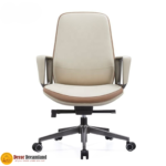 🪑 TB-135 Office Chair – White | Premium PU Upholstery  Elegant • Comfortable • Professional Seating Solution - Image 4