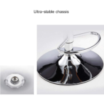 Imported Bar Stool Model 101-Red – Height Adjustable 360° Swivel Kitchen & Bar Chair with Chrome Base - Image 9