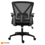 OC-B1007 Ergonomic Mesh Office Chair with Flip-Up Arms & Chrome Base - Image 2