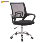 🪑 B-1001 Ergonomic Office Chair | Black Mesh  Professional Comfort • Durable Build • Modern Office Seating - Image 3