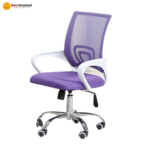 🪑 B-1001 Ergonomic Office Chair | Purple | Green | Orange Mesh  Modern Design • Superior Comfort • Durable Office Seating - Image 3