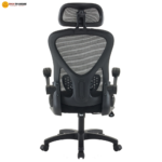 🪑 922 Ergonomic Office Chair | Black Frame & Black Mesh  Headrest Support • Eco-Friendly Seating • Modern Office Comfort - Image 3