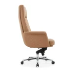 Ergonomic PU Leather Chair with Foam Cushion and Iron Frame LM-05 PU Leather Office Chair - Image 6