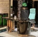 Modern Light Luxury Boss Desk Combination Computer Desk High-end Custom Desk for Home Office - Image 7