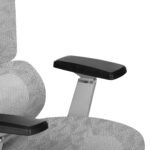 🪑 A121S Gray Adjustable Ergonomic Office Chair with Mesh Back, Sponge Seat & Iron Frame - Image 7