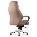 🪑 AM 188A – Premium Executive Office Chair | PU Leather Ergonomic Design with Aluminum Base - Image 10