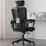 🪑 888 Ergonomic Mesh Office Chair with Headrest & Footrest – Reclining Back, 2D Armrests - Image 9