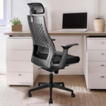 Office Chair 2020A/B – Ergonomic Mesh Chair with Adjustable Headrest, Lumbar Support & Height Adjustment – High Back & Low Back – Black & Gray - Image 10