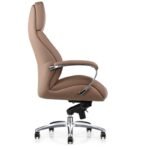 🪑 AM 188A – Premium Executive Office Chair | PU Leather Ergonomic Design with Aluminum Base - Image 8