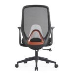 Ergonomic Office Chair with Molded Foam, Mesh Back, and Nylon Base XY-909B Black Office Chair - Image 2