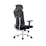 Ultimate Ergonomic Office Chair with 3D Armrests & Chrome Base – Model 911S – Black & Gray - Image 7