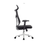 Ultimate Ergonomic Office Chair with 3D Armrests & Chrome Base – Model 911S – Black & Gray - Image 6