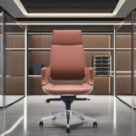 6909A Brown – Premium Leather Office Chair with Ergonomic Design & Adjustable Height – Executive Comfort for Modern Workspaces - Image 3