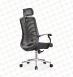 Ergonomic Mesh Office Chair with Foam Seat and Iron Frame 988 Black Office Chair - Image 2