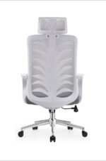 Ergonomic Mesh Office Chair with Foam Seat and Iron Frame 988 Gray Office Chair - Image 2