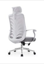 Ergonomic Mesh Office Chair with Foam Seat and Iron Frame 988 Gray Office Chair - Image 5