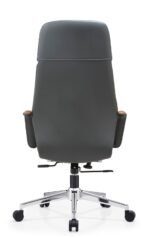 A-822 Office Chair – PU Leather with Metal Legs - Image 2