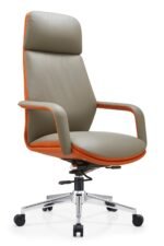 A1-822 Office Chair – PU Leather with Metal Legs | Modern Professional Seating - Image 5