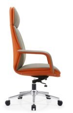 A1-822 Office Chair – PU Leather with Metal Legs | Modern Professional Seating - Image 4