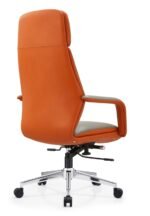 A1-822 Office Chair – PU Leather with Metal Legs | Modern Professional Seating - Image 3