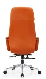 A1-822 Office Chair – PU Leather with Metal Legs | Modern Professional Seating - Image 2
