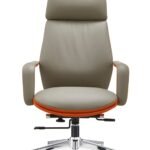 A1-822 Office Chair – PU Leather with Metal Legs | Modern Professional Seating