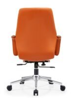 B-822 Office Chair – PU Leather with Metal Legs | Modern Premium Seating - Image 2