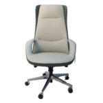 MD2302 A – Green Premium High-Back Executive Chair – Aluminium Base with Synchronized Tilt & Ergonomic Comfort - Image 2