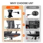 🪑 A911S Office Chair – Black - Image 2