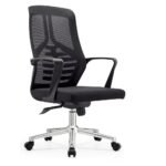 🪑 717B Ergonomic Office Chair | Grey Mesh  Professional Comfort • Heavy-Duty Build • Reliable Performance - Image 2
