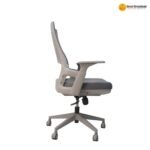 2020A – Grey | Premium Mesh Office Chair with Chrome Base & PP Frame - Image 4