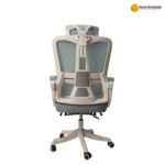 🪑 888 Ergonomic Mesh Office Chair with Headrest & Footrest – Reclining Back, 2D Armrests - Image 7