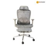 🪑 964H Ergonomic Office Chair with Foot Rest  PP Frame + Mesh + Iron Structure - Image 4